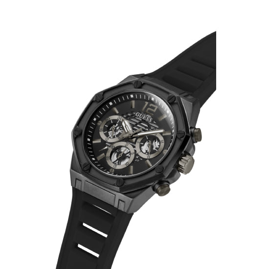 Guess Momentum Black Round Dial Multi-function Men Watch Watch Guess