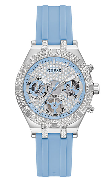 Guess Heriess Silver Dial Women Watch Watch Guess