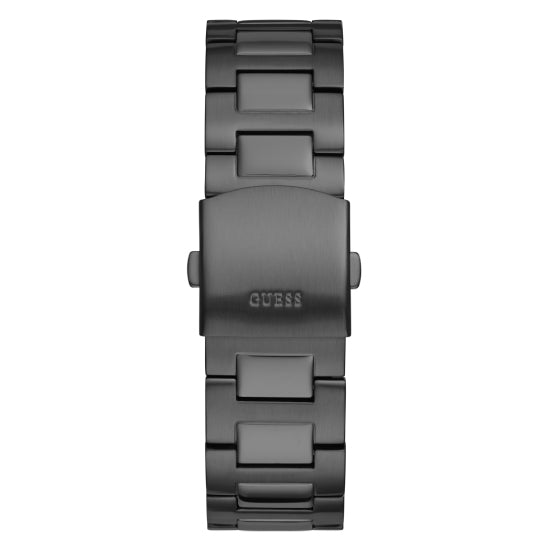 Guess Track Black Round Dial Quartz Analog Men Watch Watch Guess
