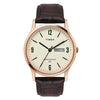 Timex Beige Dial Men's Watch -TW000R437