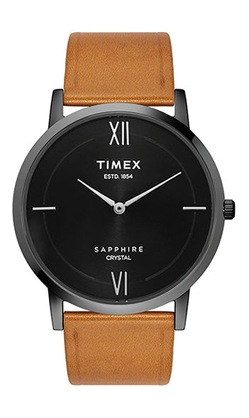 Timex Empera Men Black Round Dial Analog Quartz TWEG17408 At