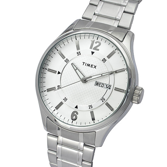 Timex Round 21mm White Dial Analog Men Watch - TWEG19803