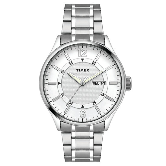 Timex Round 21mm White Dial Analog Men Watch - TWEG19803 Watch Timex