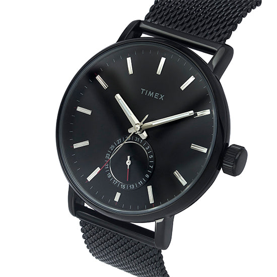 Timex Round 21mm Black Dial Analog Men Watch - TWEG20004 Watch Timex
