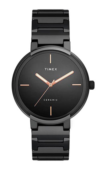 Timex Round 40mm Black Dial Analog Men Watch - TWEG21202 Watch Timex
