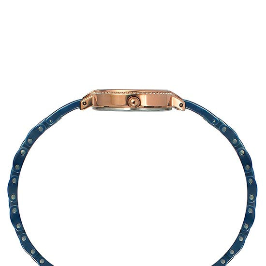 Timex Round 21mm Blue Dial Analog Women Watch - TWEL15702 Watch Timex