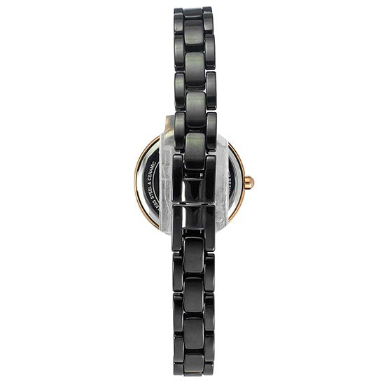 Timex Ceramic Mother of Pearl Round Dial Quartz Analog Women Watch