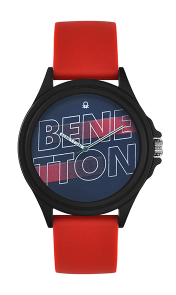 United Colors Of Benetton Blue Round Dial Quartz Analog Men Watch Watch United Colors Of Benetton