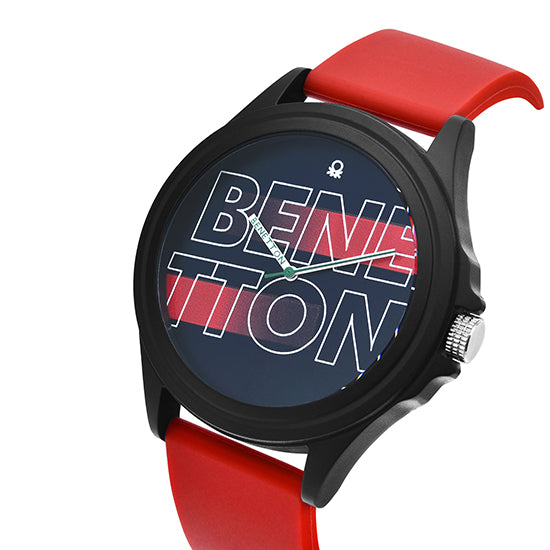 United Colors Of Benetton Blue Round Dial Quartz Analog Men Watch Watch United Colors Of Benetton
