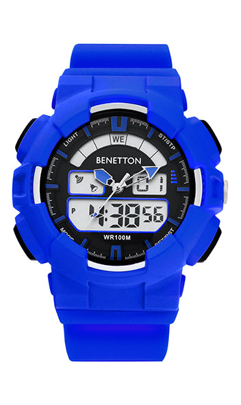 United Colors Of Benetton Ana-Digi Round Dial Digital Quartz Analog Unisex Watch Watch United Colors Of Benetton