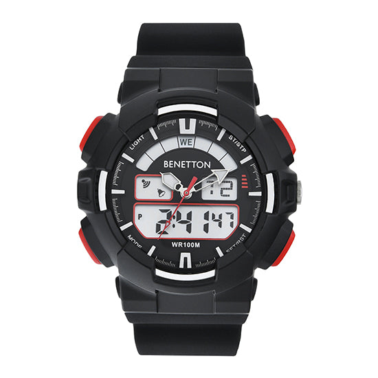 United Colors Of Benetton Ana-Digi Round Dial Digital Quartz Analog Unisex Watch
