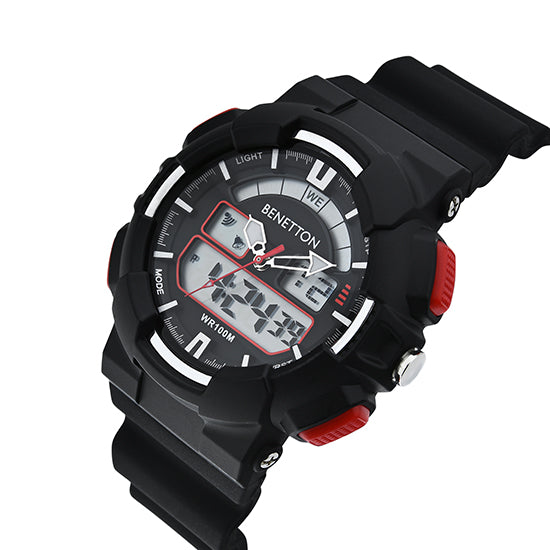 United Colors Of Benetton Ana-Digi Round Dial Digital Quartz Analog Unisex Watch Watch United Colors Of Benetton