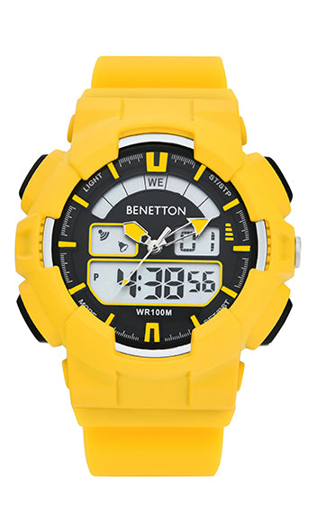 United Colors of Benetton Sport Ana Digi Dial Round Case Digital Quart At JUST WATCHES