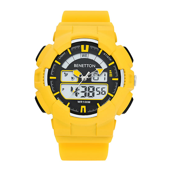 United Colors Of Benetton Ana-Digi Round Dial Digital Quartz Analog Unisex Watch