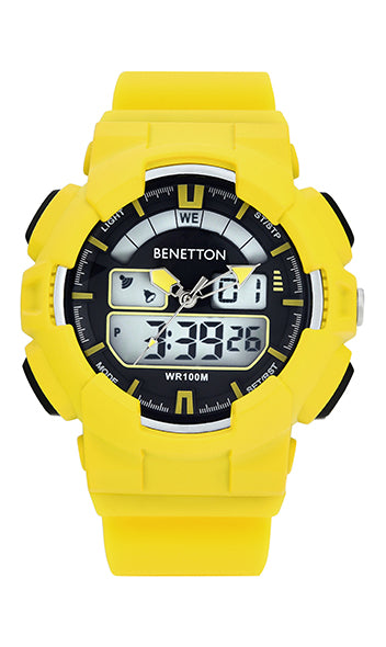 United Colors Of Benetton Ana-Digi Round Dial Digital Quartz Analog Unisex Watch Watch United Colors Of Benetton