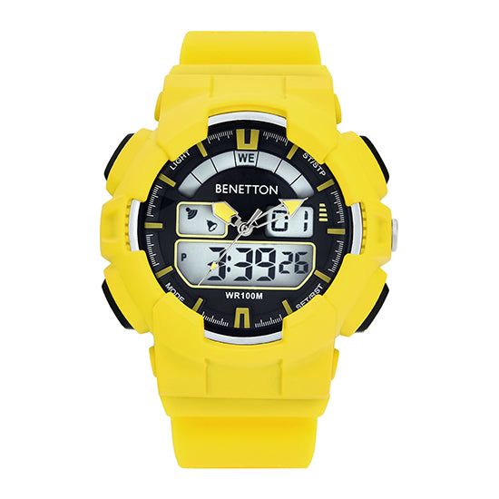 United Colors Of Benetton Ana-Digi Round Dial Digital Quartz Analog Unisex Watch Watch United Colors Of Benetton