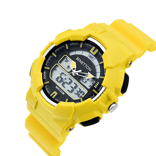 United Colors Of Benetton Ana-Digi Round Dial Digital Quartz Analog Unisex Watch Watch United Colors Of Benetton