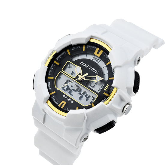 United Colors Of Benetton Ana-Digi Round Dial Digital Quartz Analog Unisex Watch Watch United Colors Of Benetton